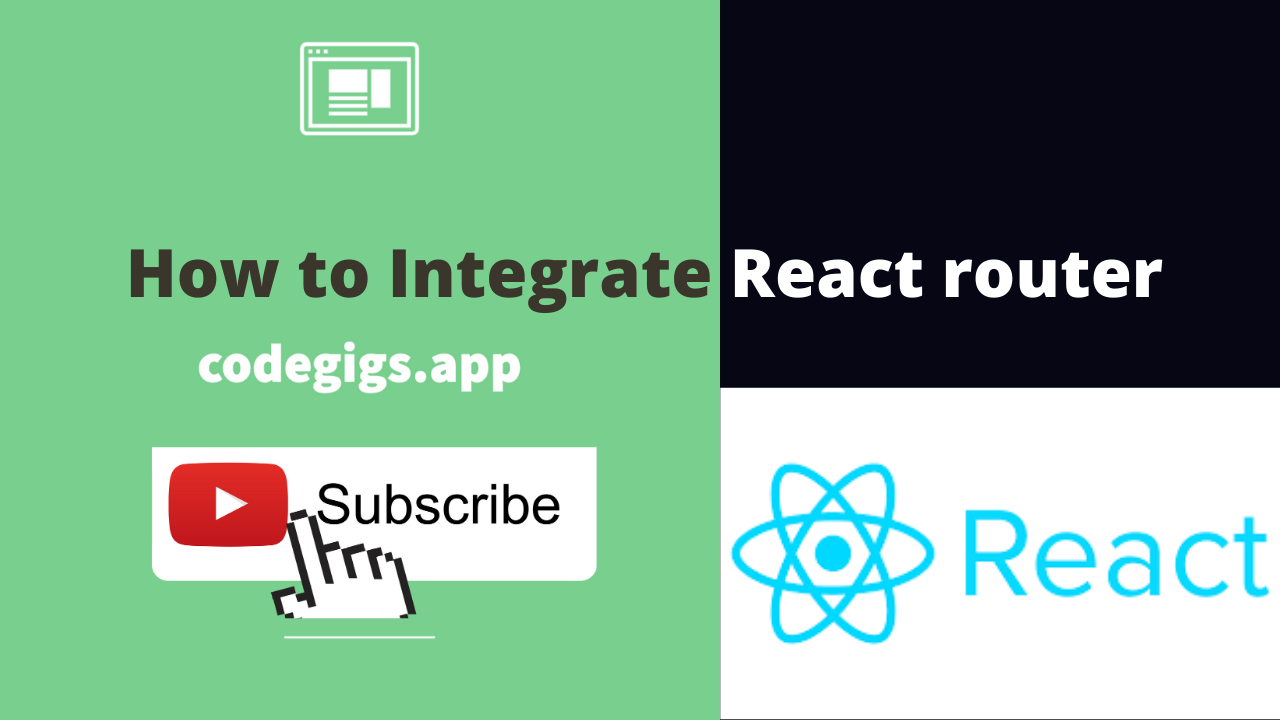 react router with codegigs